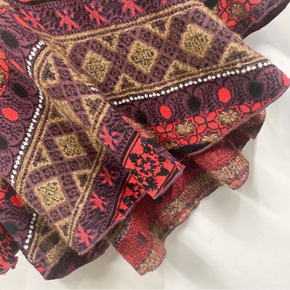 Free People World Traveler Boho Alpaca Blend Pullover Tunic Sweater - Picture 6 of 13